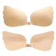 Силіконовий невидимий бюстгалтер Fly Bra Latch Рush Up Beigе Size S - изображение 7