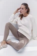 Леггинсы для беременных H&M XL бежевый меланж 27061001372 - изображение 2