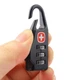 Замок мини CL005MSK Switzerland кодовый 3 цифры металл black - изображение 5