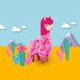 Набор для выращивания кристалов Llama Crystal Grow Kit розовый - изображение 2