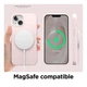 Чохол Silicone Premium case MagSafe з захистом камери та дисплея для iPhone 13 та iPhone 14 Full Protective pink sand 0049 - зображення 3
