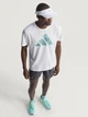 Футболка спортивная длинная мужская Adidas Adi365 Running Essentials Brand Love JM5740 S Белая с принтом (4068808002660) - изображение 4
