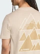 Футболка хлопковая длинная мужская Adidas Terrex Outdoor Athlete JM6388 XL Бежевая с принтом (4068809537956) - изображение 5