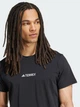 Футболка хлопковая длинная мужская Adidas Terrex Signature Aop JM6401 2XL Черная с принтом (4068809453300) - изображение 4