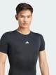 Футболка спортивна довга чоловіча Adidas Techfit Compression Training JE6698 XL Чорна (4067893376328) - зображення 4