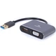 Адаптер Cablexpert HDMI+VGA - USB (F/M), 0.15 м, Black (A-USB3-HDMIVGA-01) - изображение 1