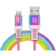 Кабель REAL-EL USB - Lightning (M/M), 1 м, Rainbow (EL123500051) - зображення 1