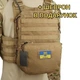Штурмовая панель подсумок-рюкзак Solve с системой MOLLE Койот и отделением для гидратора + шеврон в подарок - изображение 1