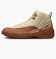 Кроссовки мужские Jordan Кросівки Чоловічі Air Jordan 12 Retro X Eastside Golf Beige Dv1758-108 38 Бежевий DV1758-108 - изображение 1