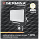 Світлодіодний прожектор Germina GW-0106 з датчиком руху 100 Вт 10000 лм 6400 К IP65 Hera - зображення 3