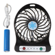 Вентилятор міні настільний з акумулятором та USB-зарядкою Mini Fan Чорний (2859) - зображення 1