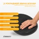 Балансировочная массажная подушка EasyFit черная (сенсомоторный массажный балансировочный диск для баланса и массажа) - изображение 5
