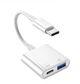 Адаптер USB-C OTG, 2-в-1 Type-C на USB 3.0 с зарядкой PD, совместим с Android, iPhone . - изображение 1
