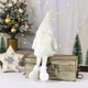 Скандинавский гном 46,5 см, новогодняя игрушка, рождественский эльф, декоративная кукла, декор для дома, Белый - изображение 1