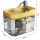 Фонтан-поилка для кошек и собак Hipidog Mod.2 1.5L с фильтром, Белый (221-WHITE) - изображение 9