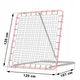 Bramka treningowa Neo Sport rebounder 120 x 120 cm NS-491 (5903890625399) - obraz 7