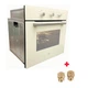 Духовой шкаф газовый Luxor Qualität 60 GIO Rustik Grill конвектор, бежевое стекло + набор для подключения пропан в подарок, бежевый - изображение 1