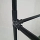 Полиця для одягу та взуття з полицями та гачками 60×29.5×154 см New Simple, підлогова вішалка-стійка для зберігання речей, органайзер з металевим каркасом для дому, коридору, гардеробної Чорний, RD-7 - зображення 7