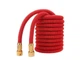 Шланг поливочный растяжимый X HOSE 15m 50FT Steel красный - изображение 3
