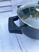 Кастрюля-казан Benson с мраморным антипригарным покрытием 2.5 л со стеклянной крышкой (BN-391) - изображение 7