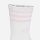 Набор женских носков высоких Adidas 3-Stripes Crew Socks 3 Pairs JV7405 37-39 3 пары Белый (4068807914957) - изображение 3