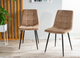 Стул мягкий со спинкой Velka Chic Bluvel 76 Velvet VBl76 пудра - изображение 5