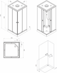 Душова кабіна AM.PM X-Joy W94C-403-090MT 90x90 см матовий хром/прозоре скло з піддоном - зображення 9