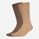 Набор женских носков высоких хлопковых Adidas Everyday Icons Crew Sock 2 Per Pack JW8002 37-39 2 пары Бежевый (4068807892002) - изображение 1