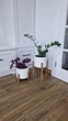 Комплект подставок для цветов и вазонов 2шт WoodDecor коричневого цвета - изображение 1