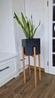 Подставка для вазона, цветов из дерева высокая WoodDecor покрытая маслом - изображение 2