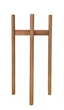 Подставка для вазона, цветов из дерева высокая WoodDecor покрытая маслом - изображение 3