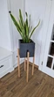 Подставка для вазона, цветов из дерева высокая WoodDecor покрытая лаком - изображение 2