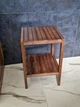 Стеллаж, этажерка на 2 полочки из натурального дерева WoodDecor Коричневый - изображение 6
