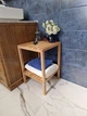 Стеллаж, этажерка на 2 полочки из натурального дерева WoodDecor, покрытый лаком - изображение 7