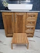 Табурет-подставка деревянная 36х36х18см WoodDecor покрыта лаком - изображение 3
