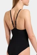 Купальник закрытый для женщин Arena MESH PANELS SWIMSUIT CLOSED BA черный Женщины 42 006661-500 - изображение 3