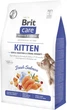 Сухий корм для кошенят Brit Care Cat GF Kitten Gentle Digestion Strong Immunity лосось, 0.4 кг (8595602565030) - изображение 1