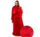 Плед с рукавами Snuggie красный - изображение 3