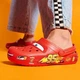 Чоловічі крокси Червоні Маквін Crocs Crocband Lightning McQueen (44-45, червоний) - изображение 2