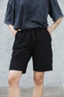 Жіночі Бавовняні Базові Трикотажні Шорти Basic Black L (8049720) - зображення 3