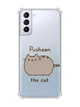 Чехол с утолщёнными углами на Samsung Galaxy S21 (G991) Пушин котик (принт 412) - изображение 1