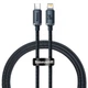 Кабель Baseus Type-C to Lightning Crystal Shine Series Fast Charging Data Cable |1.2m, 20W| black - зображення 1