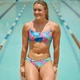 Женский топ для плавания Funkita Ladies Hold Steady Crop Top I'm Leaving размер 10 голубой (FKS040L72082) - изображение 4