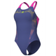 Женский купальник Arena SPIDER WEB SWIMSUIT V BACK синий размер 38 (007988-890) - изображение 5