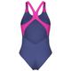 Женский купальник Arena SPIDER WEB SWIMSUIT V BACK синий размер 38 (007988-890) - изображение 7