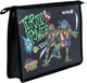 Папка на молнии Kite Ninja Turtles A4+ с расширением 6 см черная 34х27см (NT25-428) - изображение 1