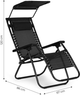 Садовий шезлонг ModernHome by Multistore Black (ZRL009-R BLACK) - зображення 8