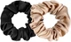 Набор резинок из натурального шелка "Midi" - MAKEUP Scrunchie Set Black Gold (934921-27884021) - изображение 1