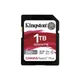 SDXC (UHS-II U3) Kingston Canvas React Plus 1Tb class 10 V60 (R280MB/s, W150MB/s) - изображение 1