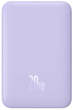 Powerbank Baseus Magnetic Mini Air Wireless 10000mAh 20W Purple (P10059001513-00) - obraz 1